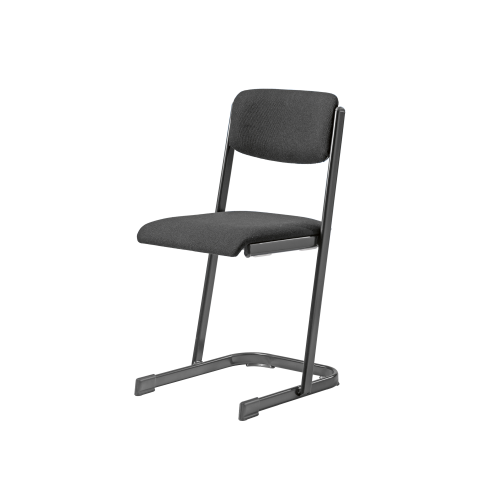 Lehrerstuhl mit Sitz- und Rückenpolster